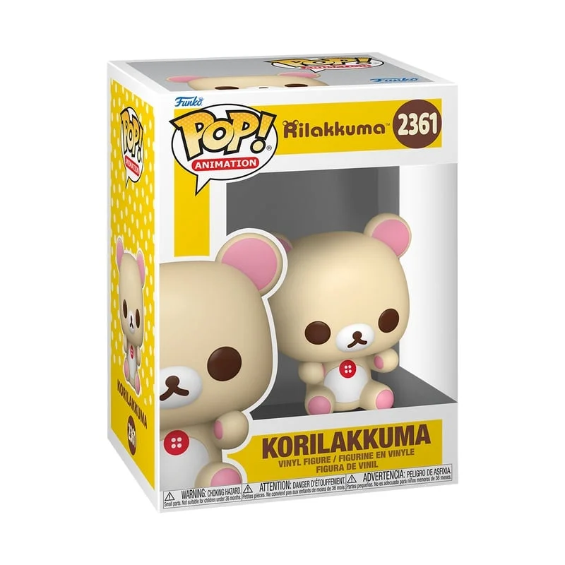 Rilakkuma POP! Animation Vinyl Figure Korilakkuma 9 cm